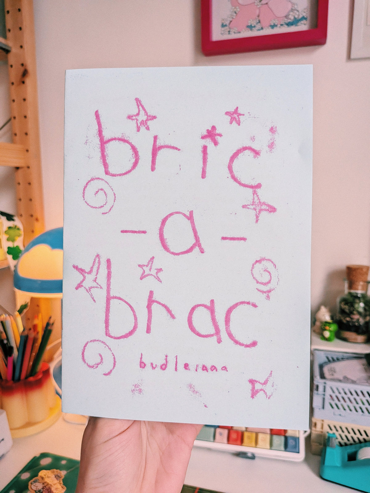 bric-a-brac monoprint zine