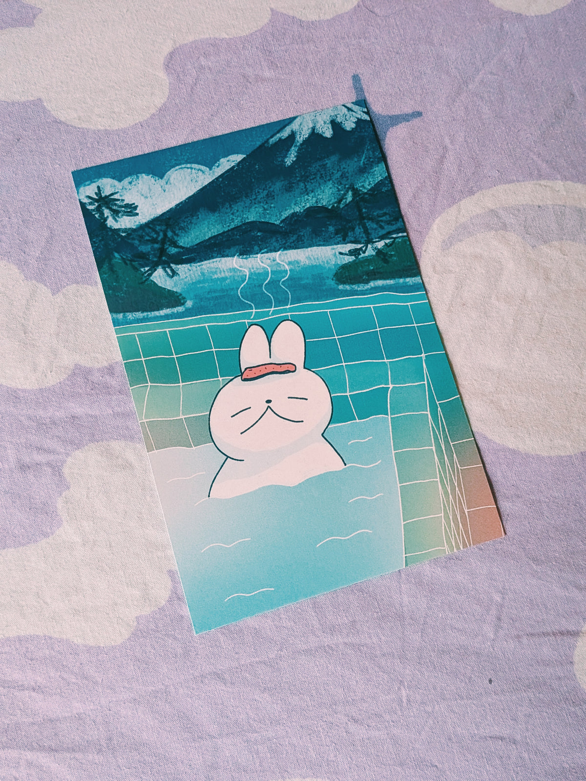 onsen bunny print 6x4