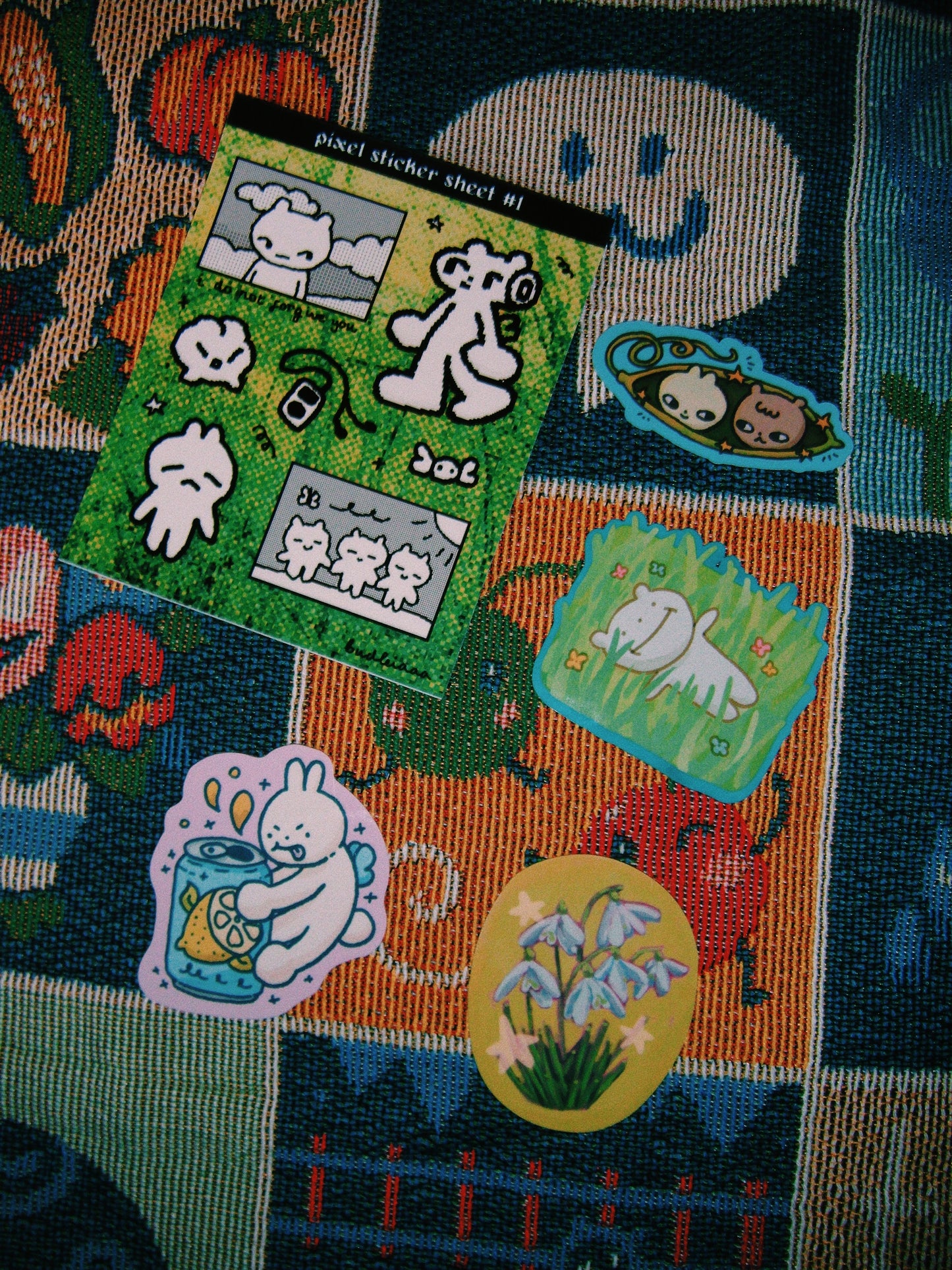 touchin grass sticker