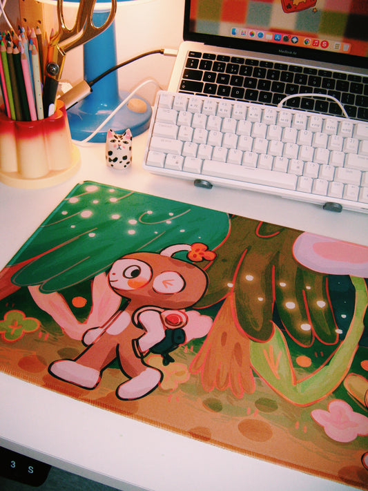forest pals desk mat 60 x 30cm