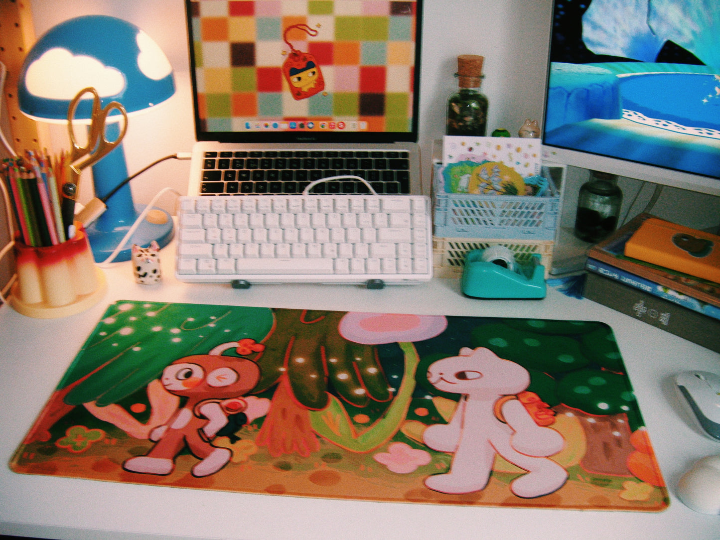 forest pals desk mat 60 x 30cm