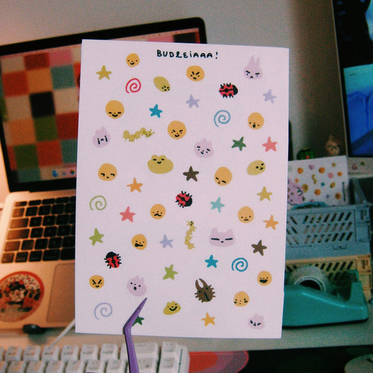 mini journal sticker sheet #1