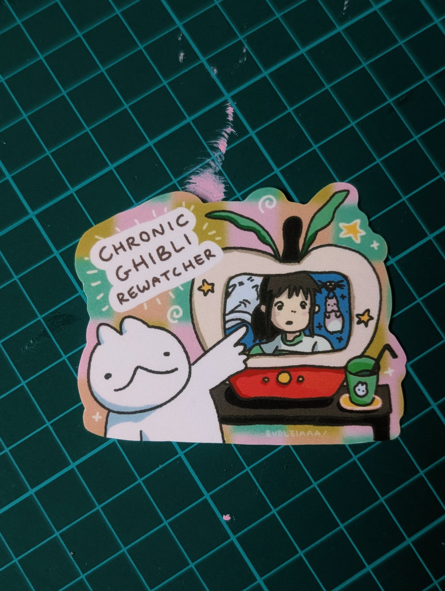 chronic anime rewatcher sticker