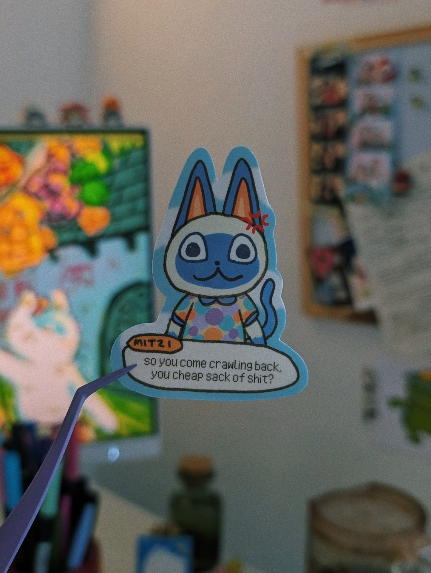 angry villager sticker