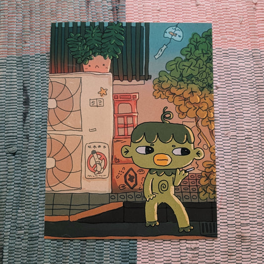 kappa in kappabashi print 20x25cm