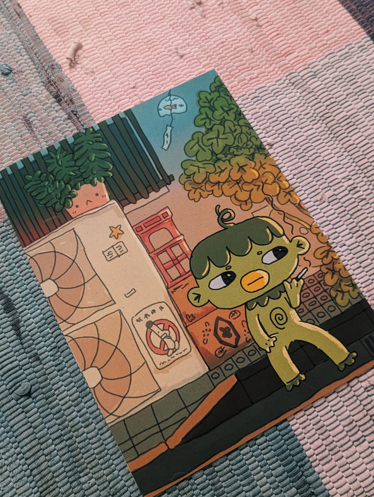 kappa in kappabashi print 20x25cm
