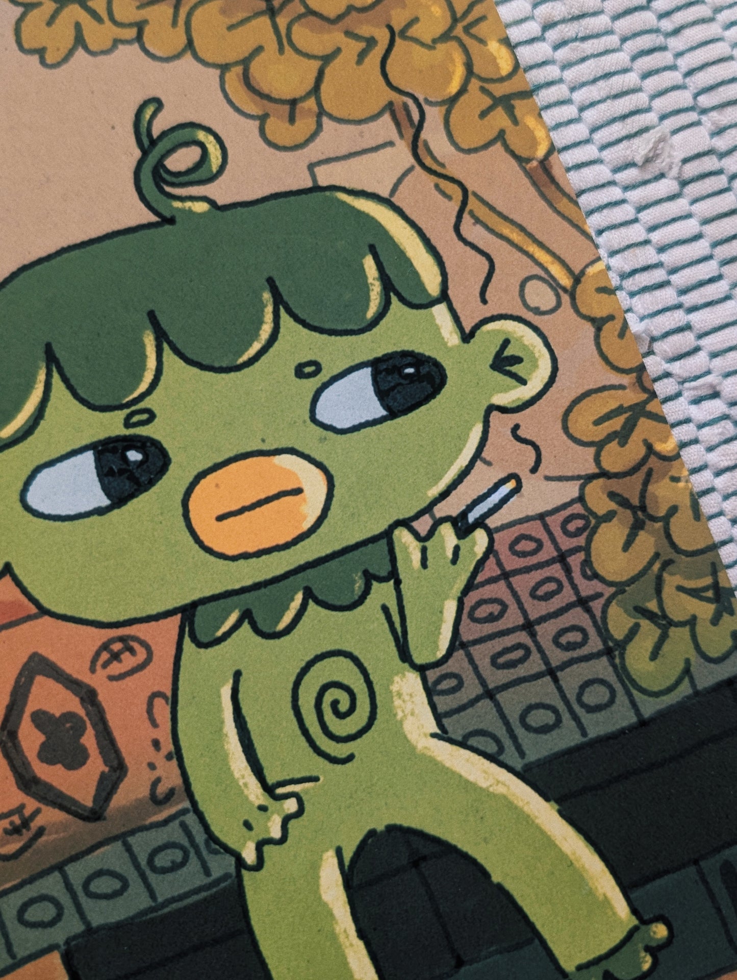 kappa in kappabashi print 20x25cm