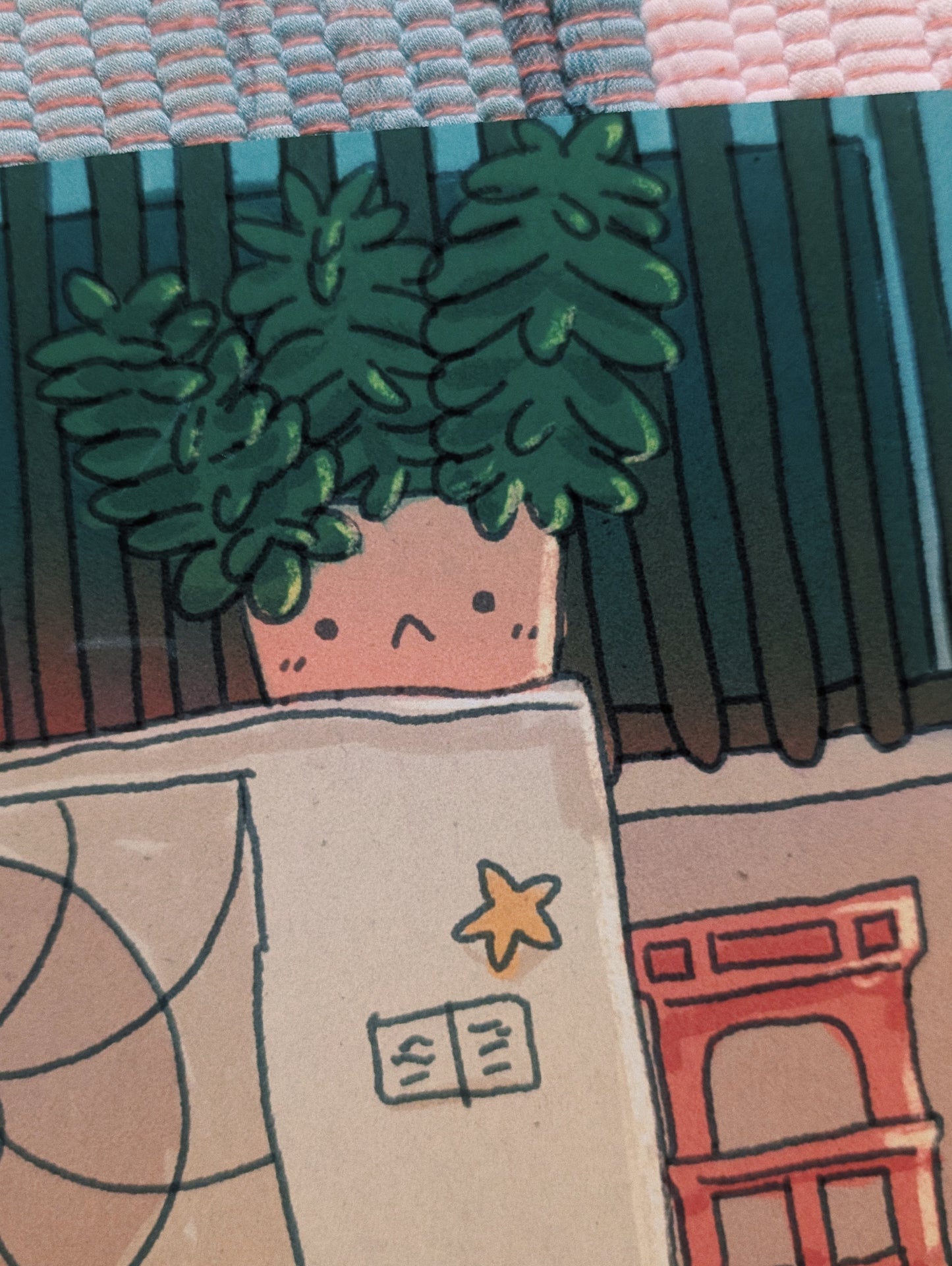 kappa in kappabashi print 20x25cm