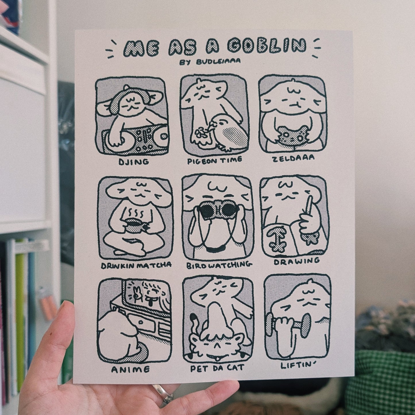 me as a goblin print 20x25cm