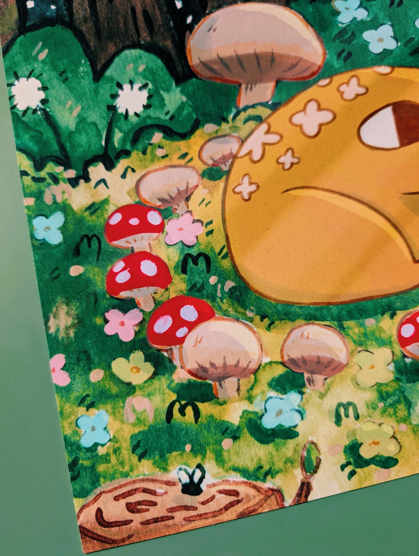 fairy circle print 20x25cm