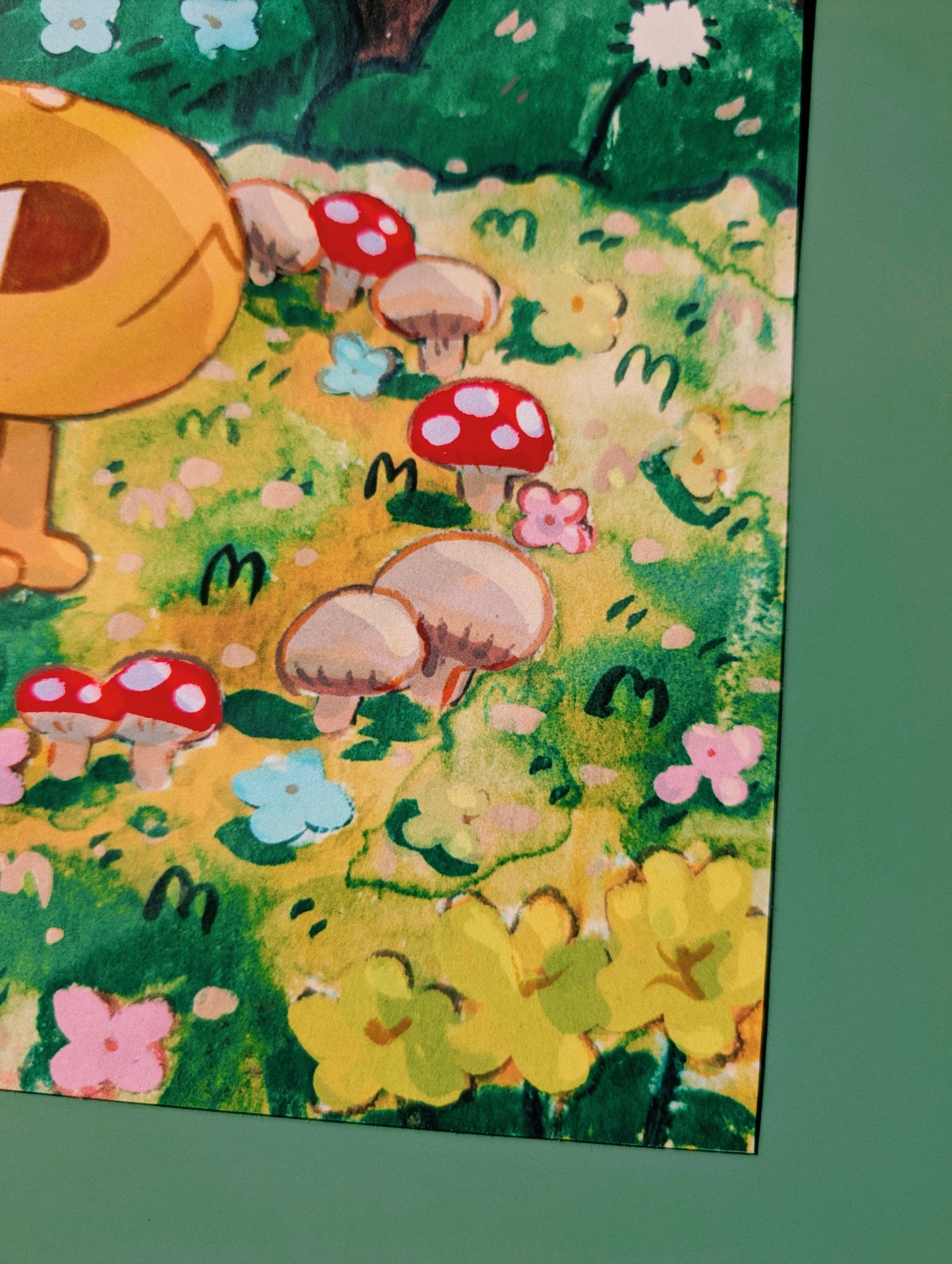 fairy circle print 20x25cm