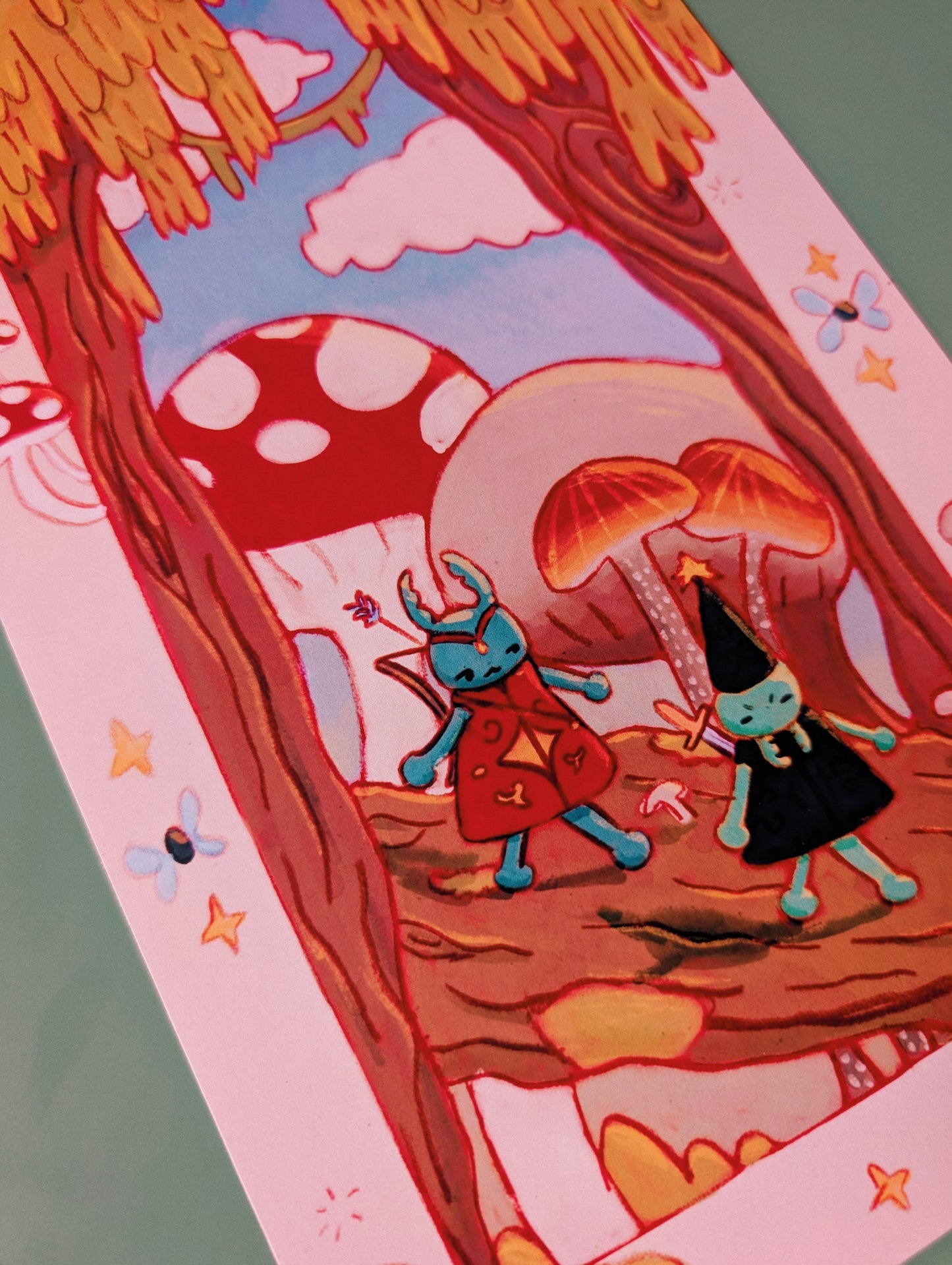 fantasy critters print 6x10"