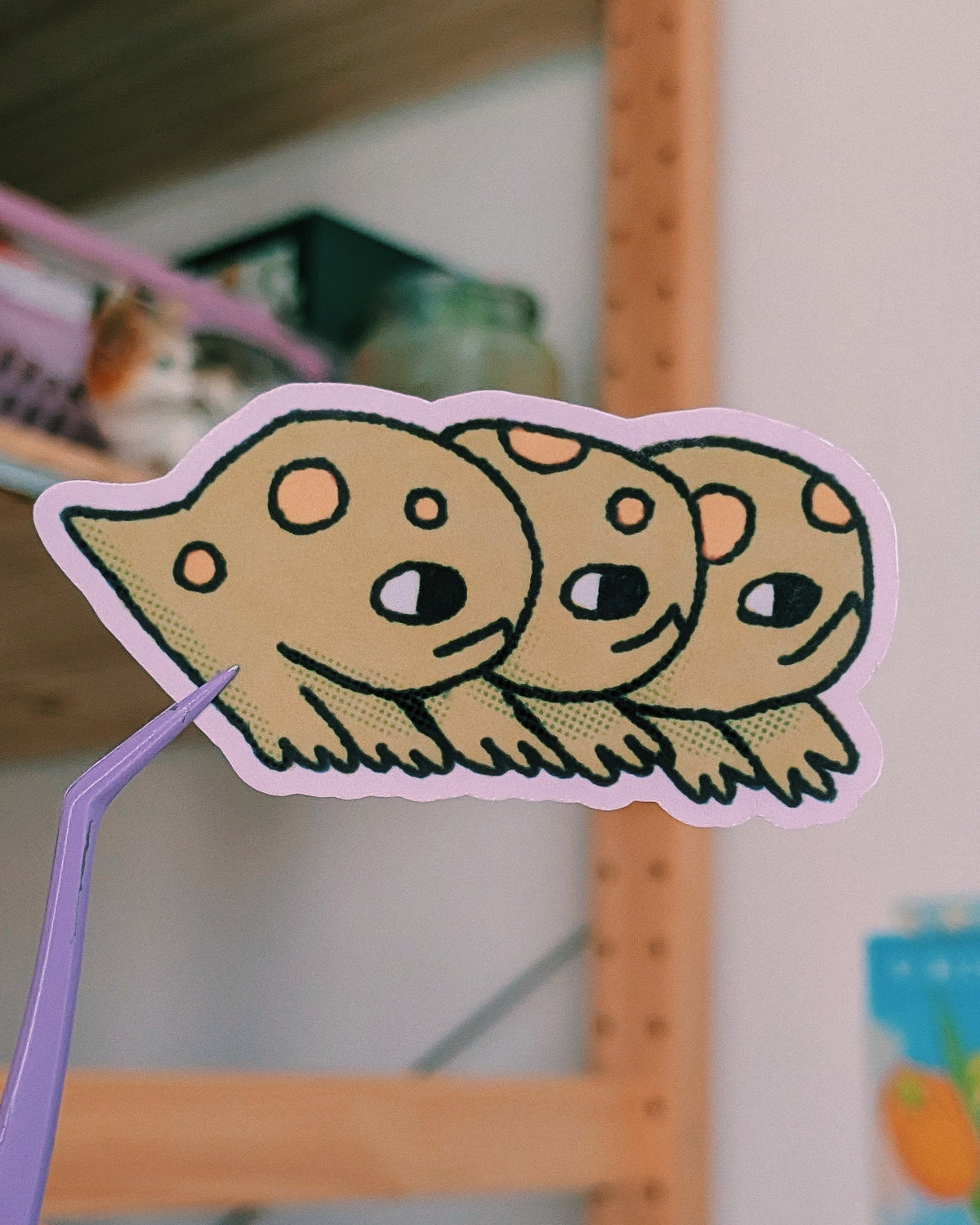 frog row sticker