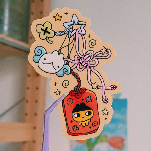 tama keyring sticker