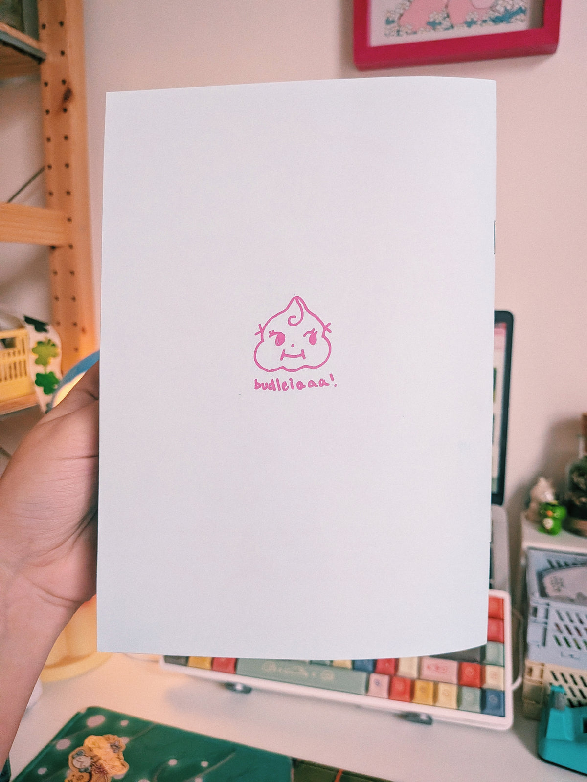 bric-a-brac monoprint zine