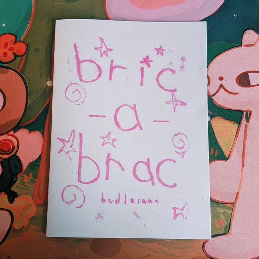 bric-a-brac monoprint zine