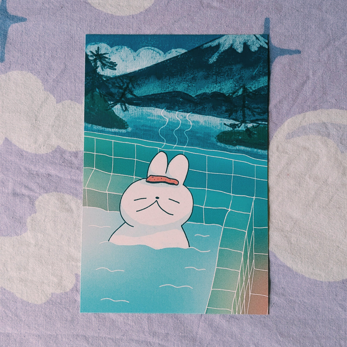 onsen bunny print 6x4