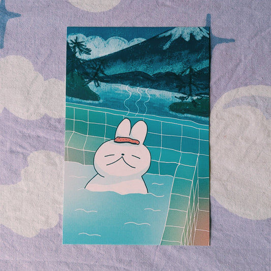 onsen bunny print 6x4
